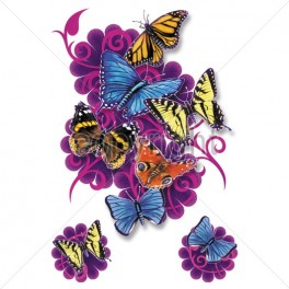 Butterflies and Swirls
