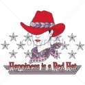 HAPPINESS IS A RED HAT - GIRL