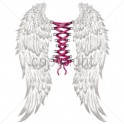 RIBBON PIERCING WITH WINGS